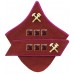 ВОЕНТЕХНИК 1-го РАНГА войск НКВД, петлицы обр.1937 г.